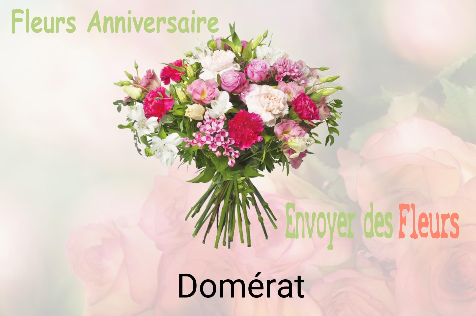 Bouquet de fleurs d’anniversaire livré à Domérat